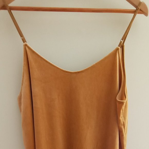 'ANN TAYLOR' XL Poly Velvet Camisole Top adjustable straps - Picture 1 of 9
